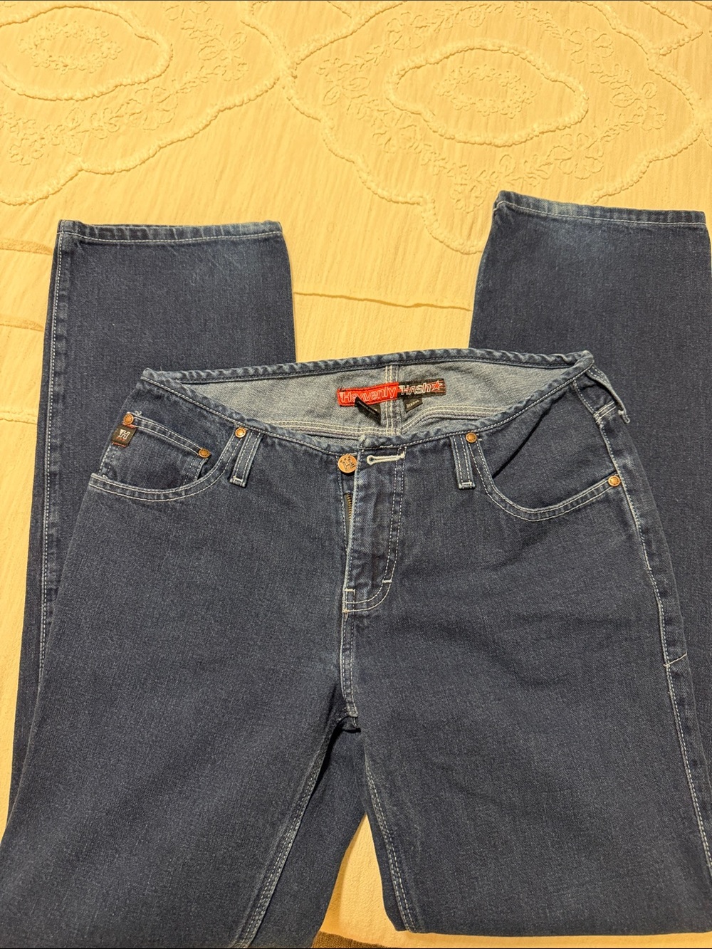 Relaxed Fit Men's Jeans in Dark Indigo